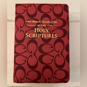 NEW WORLD TRANSLATION BIBLE COVER, GG RED DESIGN, Jehovah’s Witness Gifts